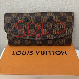 SOLD SOLD SOLD   Louis Vuitton Emelie Ebene Darmier
